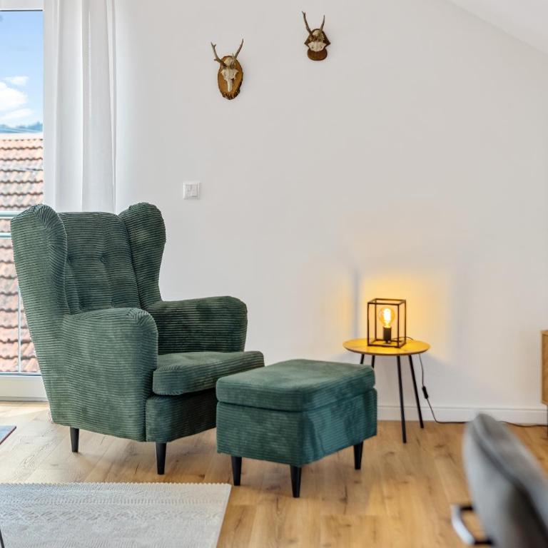 WIESENglück - Helles Apartment mit Blick auf Allgäuer Wiesen, 2 Schlafzimmer & zentrale Lage - Apartment mit 2 Schlafzimmern - 9