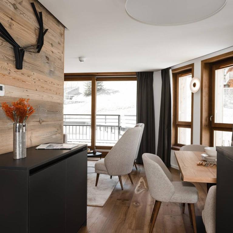 Duplex plein sud à Courchevel Village - 4 pers - Pieds des pistes, balcons, parking, casier à skis - FR-1-631-73 - Appartamento (4 Adulti) - 6