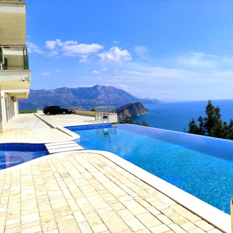 Romantic Hillside Escape Sea View and Infinity Pool - Apartman s 1 Spavaćom Sobom, Balkonom i Pogledom na More - 49
