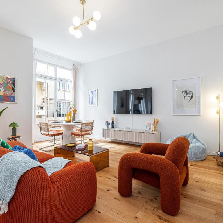 Soleil de la Buffa - Un joyau central à 3 min des plages - Appartement 2 Chambres avec Balcon - 6