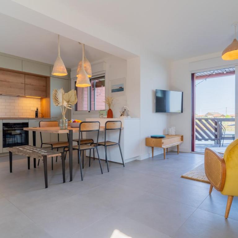 L'Ostra - Maison sur l'eau proche Arcachon - Maison 2 Chambres - 7