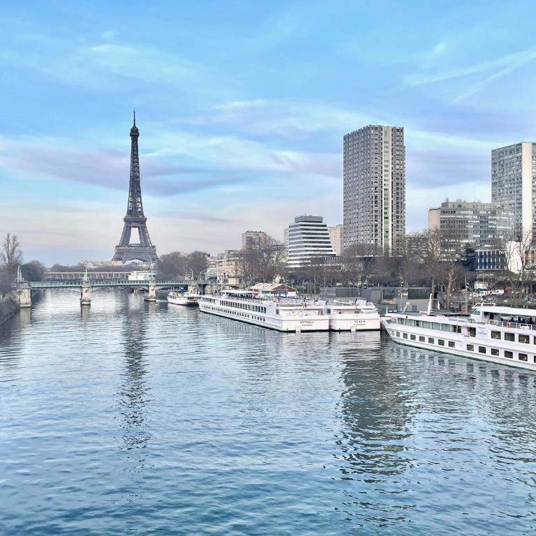 Panoramique vue NEW design proche Tour Eiffel - Appartement 1 Chambre Deluxe - Vue sur Ville - 18