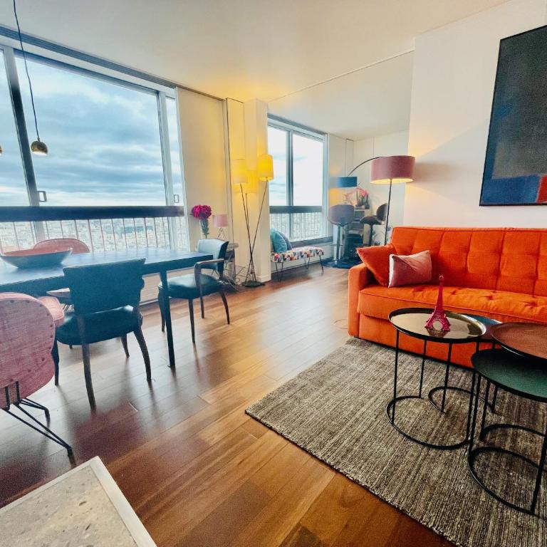 Panoramique vue NEW design proche Tour Eiffel - Appartement 1 Chambre Deluxe - Vue sur Ville - 3