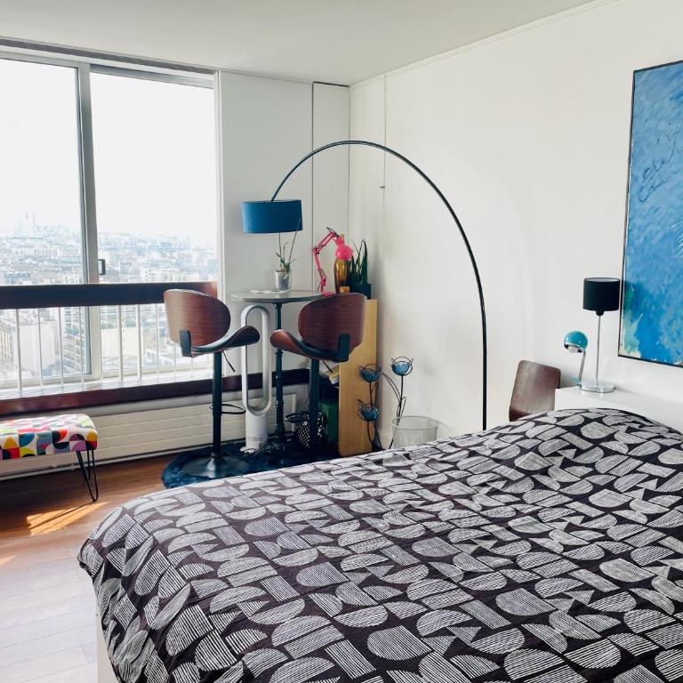Panoramique vue NEW design proche Tour Eiffel - Appartement 1 Chambre Deluxe - Vue sur Ville - 1