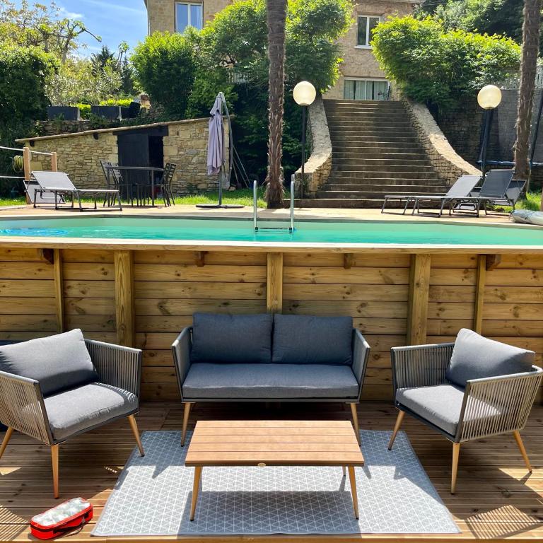 Villa Lila - Sarlat Centre piscine et jacuzzi - Apartamento de 3 dormitorios - 33