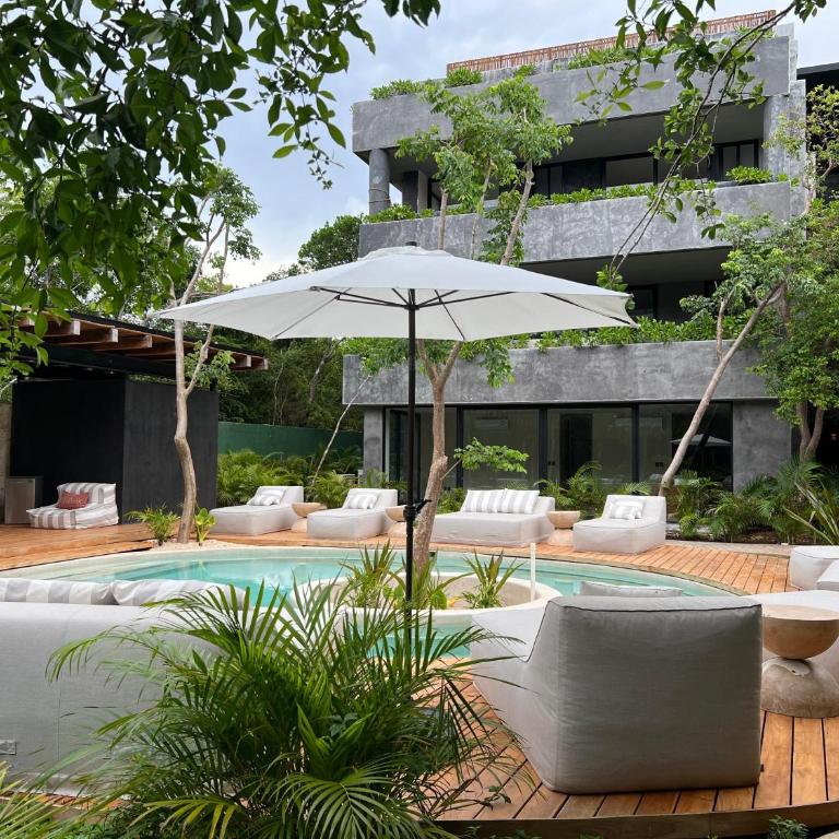Tulum 2BR Jacuzzi Privado Lujo & Piscinas Humana 800m Playa - Apartamento de 2 dormitorios - 9