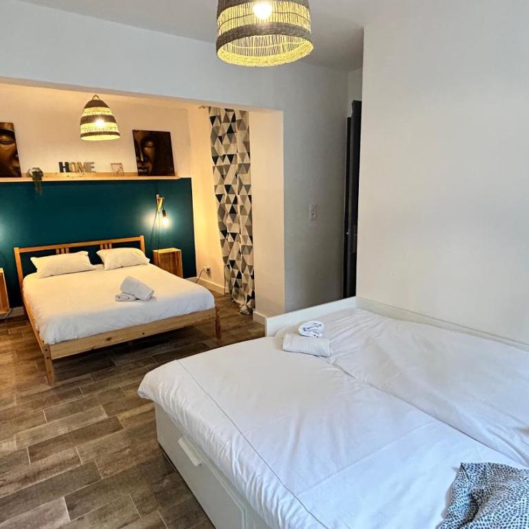047- T2 Proche MBS, 4pers, Wifi, Parking, jardinet - Appartement 1 Chambre - 13