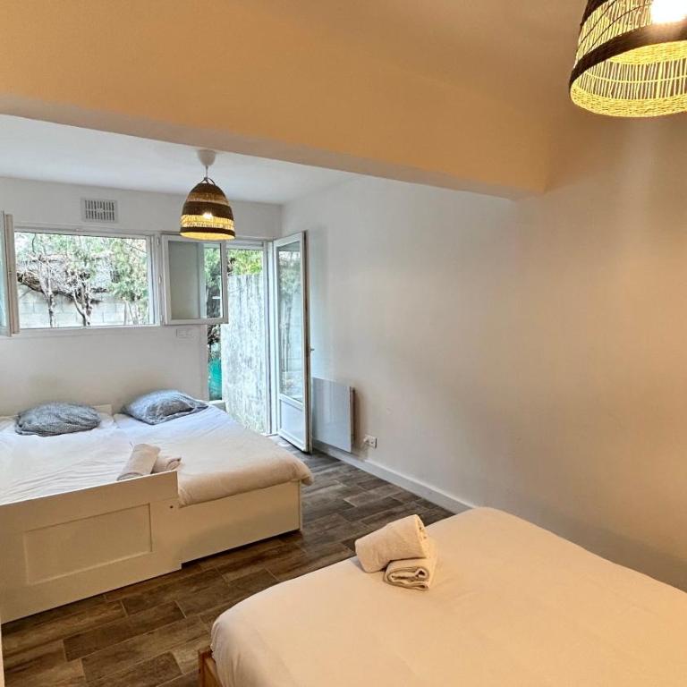 047- T2 Proche MBS, 4pers, Wifi, Parking, jardinet - Appartement 1 Chambre - 14