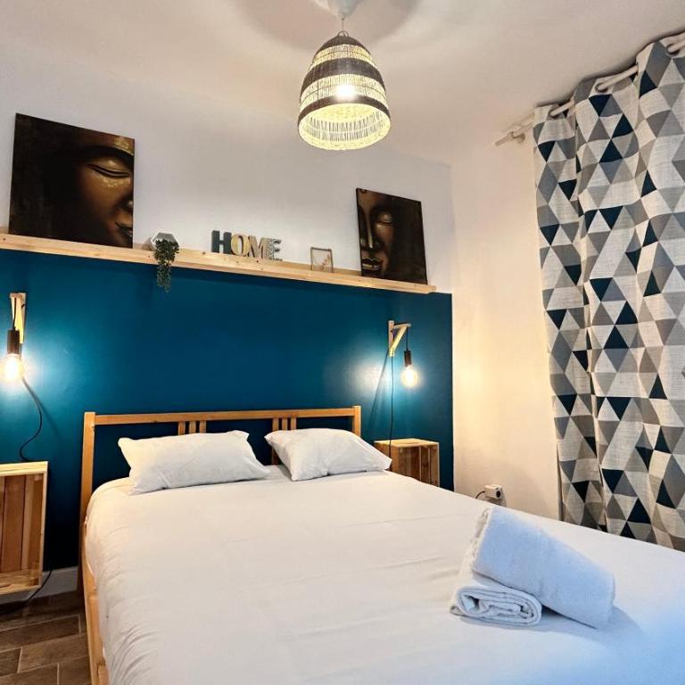 047- T2 Proche MBS, 4pers, Wifi, Parking, jardinet - Appartement 1 Chambre - 11