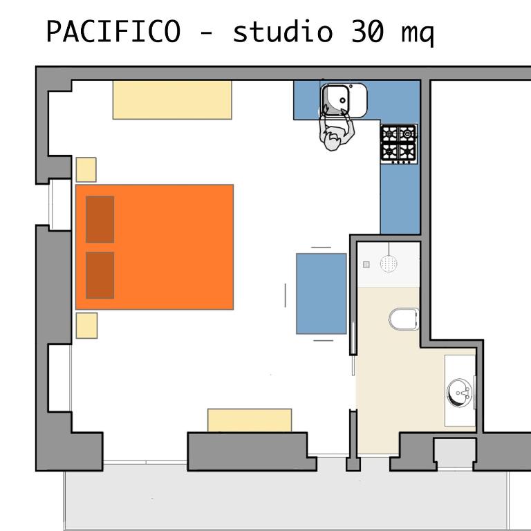 Pacifico Turin studio - Monolocale (2 Adulti) - 21