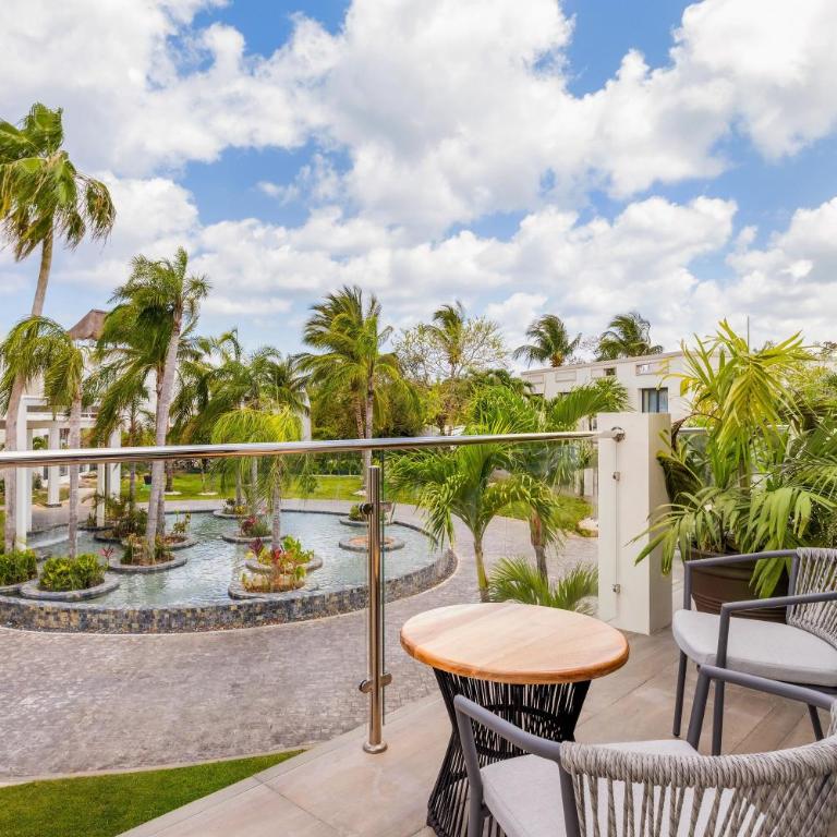 Dreams Cozumel Cape Resort & Spa - Suite Junior Preferred Club con vistas tropicales y camas dobles - 6