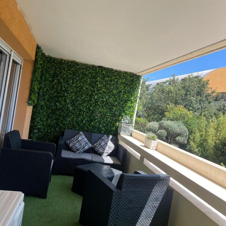 Luxueux appartement design architecte tout équipés 85m2 sur 2 niveaux plus 2 terrasses de 15m2 dans résidence privé - Deluxe Apartment mit Balkon und 2 Schlafzimmern - 6