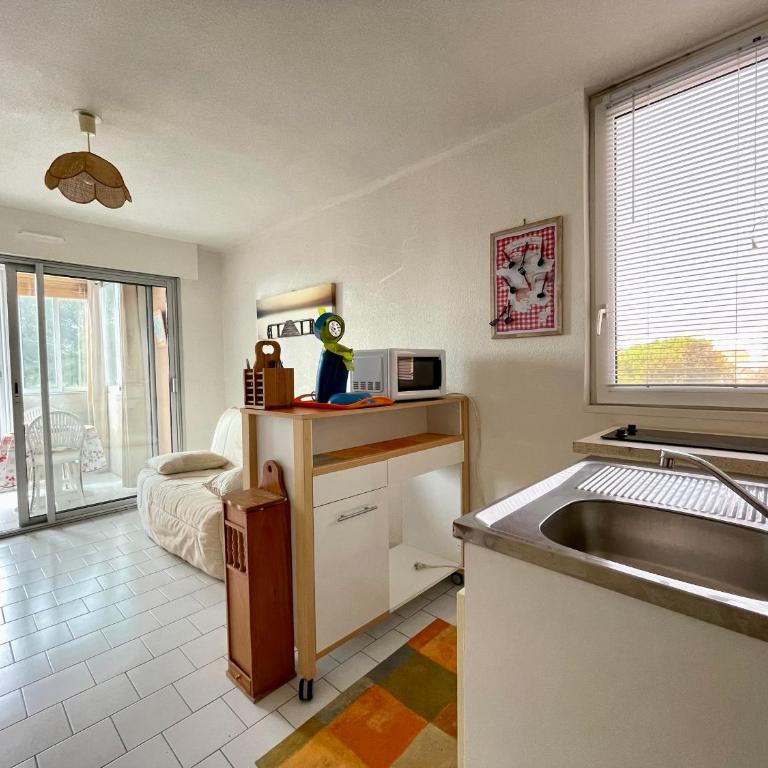 Studio à Sète proche plage, animaux admis, parking - FR-1-338-95 - Studio - 6
