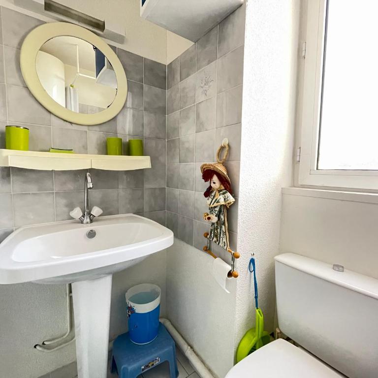 Studio à Sète proche plage, animaux admis, parking - FR-1-338-95 - Studio - 9