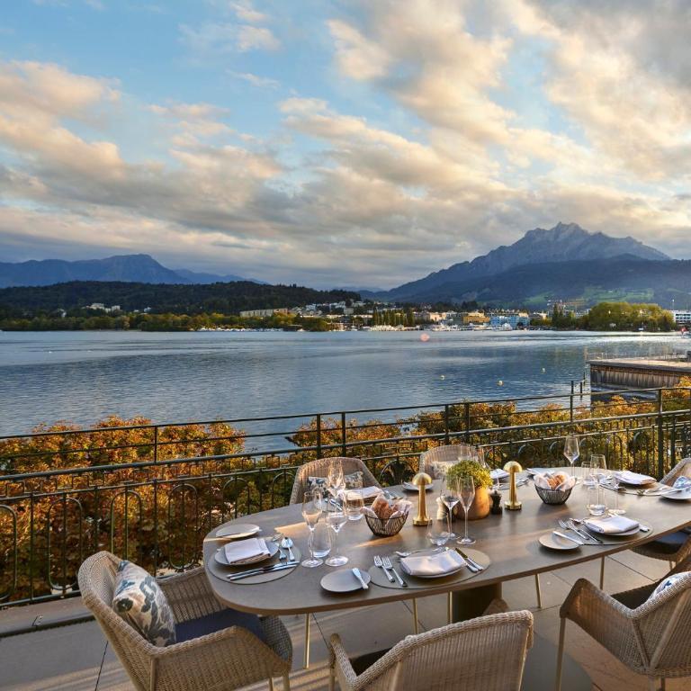 Mandarin Oriental Palace, Luzern - Superior Zimmer mit Seeblick und Terrasse - 6