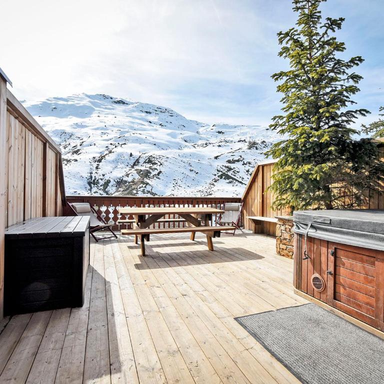 Chalet familial rénové avec jacuzzi, accès piste, ski room - FR-1-613B-42 - Apartment - 14