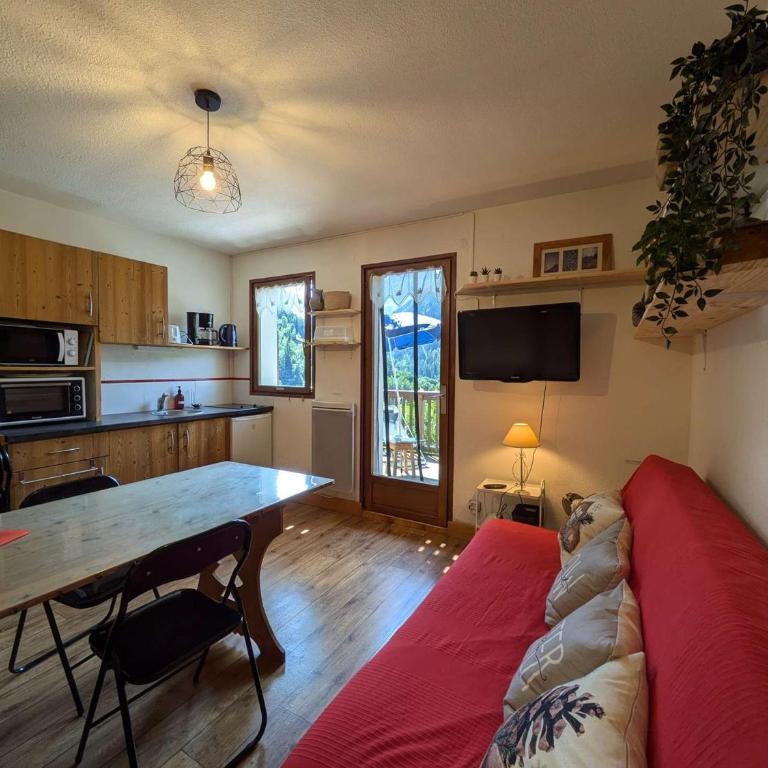 Charmant studio 19m², idéal 3 pers, avec terrasse et parking, proche commerces et navette ski - Studio - 1