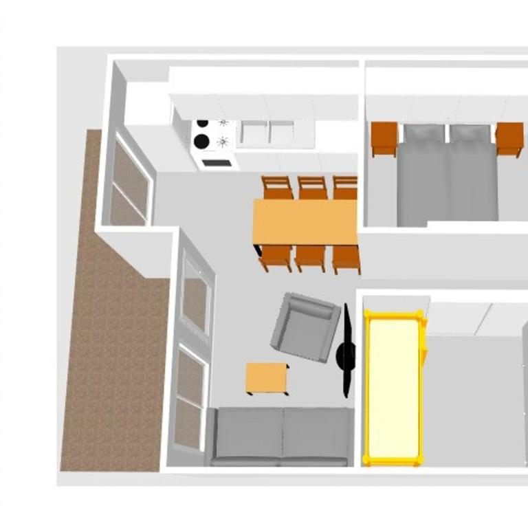 Appartement rénové 2022 avec wifi, balcon sud, 5 pers, équipements famille, proche commodités - FR-1-694-294 - Appartement - 12