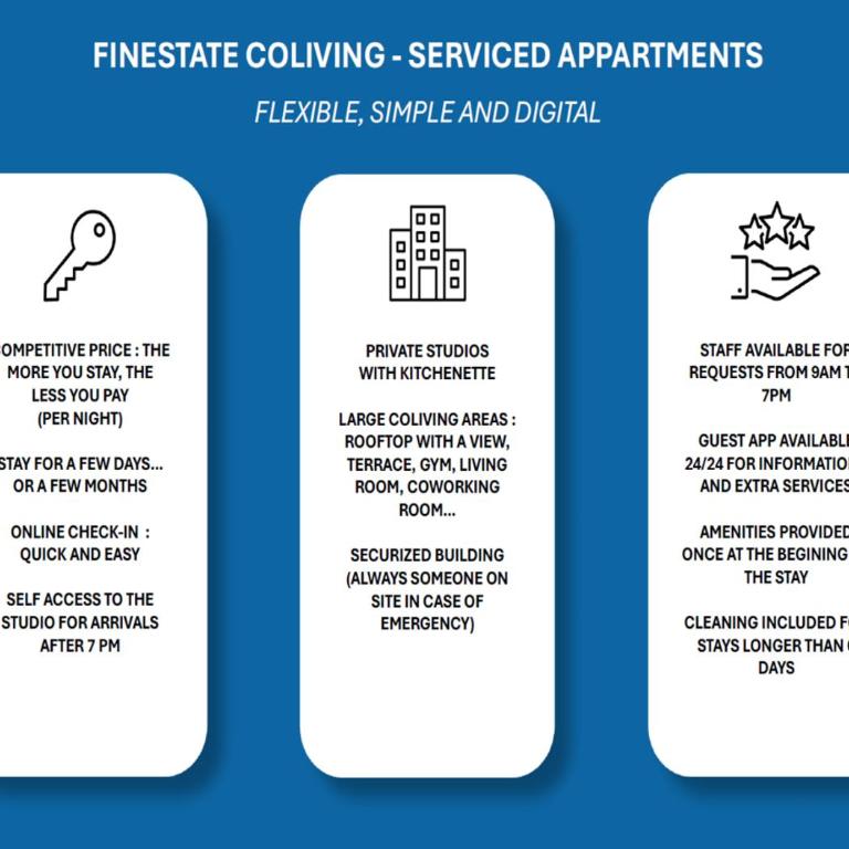 FINESTATE Coliving Champs-Elysées - Apartamento con balcón - 1