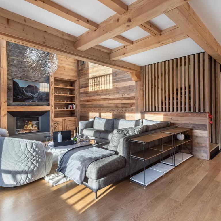 Chalet avec jacuzzi, proche des pistes, pour 10 personnes - Chalet 3 Chambres - 10
