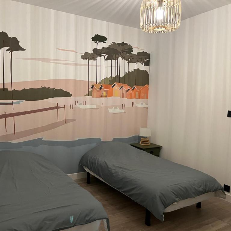 Villa Marylka, une cabane au Pyla - Plage à pied - Idéal familles - 6 pers - Haus mit 3 Schlafzimmern - 9