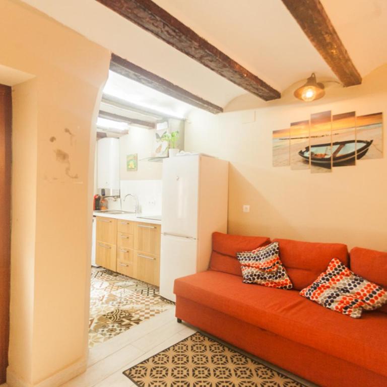 Loft bajo vivienda centro de Valencia-Carmen - One-Bedroom Apartment - 9