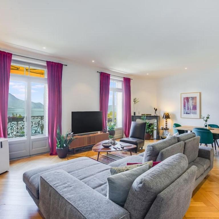 Logement avec vue panoramique à 2 pas du lac Léman - Apartment mit 1 Schlafzimmer - 1