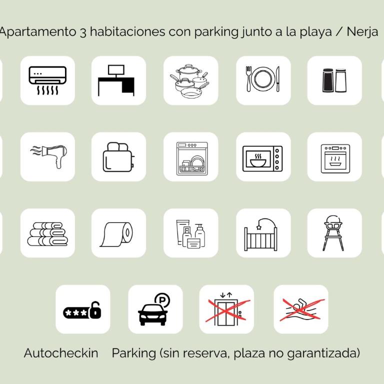 Apartamento 3 hab con parking junto a la playa - Apartamento de 3 dormitorios - 8