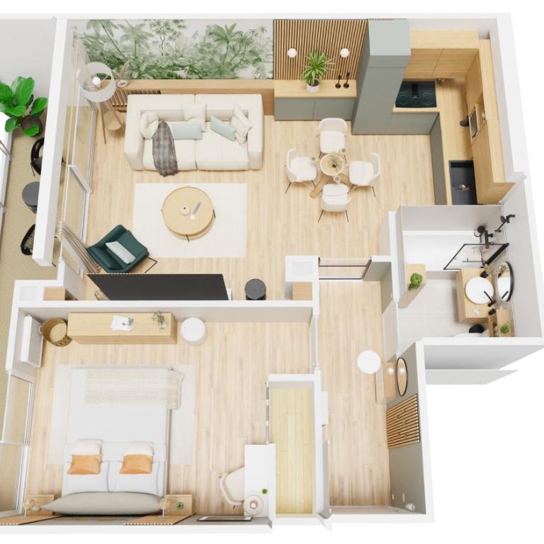 Sweet Dove - Cocon de charme, balcon & parking privé - Appartamento con 1 Camera da Letto - 15