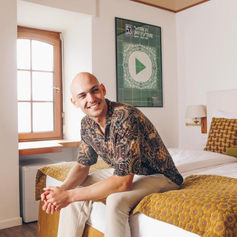 La Villa - Standardzimmer mit Balkon, Garten- und Seeblick - 13