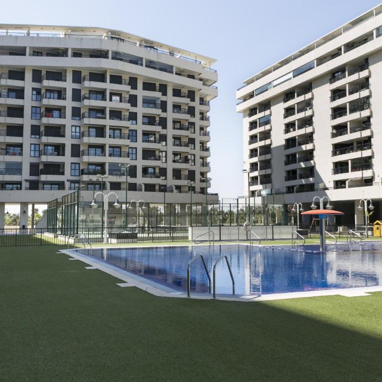 ApartUP Patacona Palm Beach II - Apartamento de 2 dormitorios con vistas a la piscina - 46