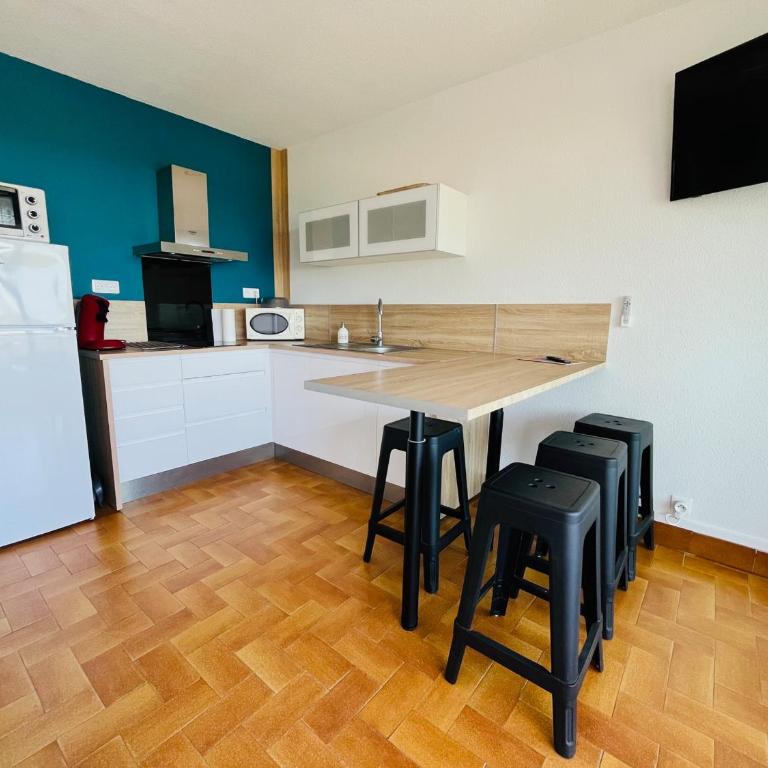 T2 Vue Mer, Parking Privé, St-Cyprien Plage - FR-1-309-478 - Apartment - 4