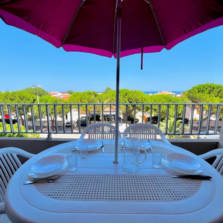 T2 Vue Mer, Parking Privé, St-Cyprien Plage - FR-1-309-478 - Apartment - 9