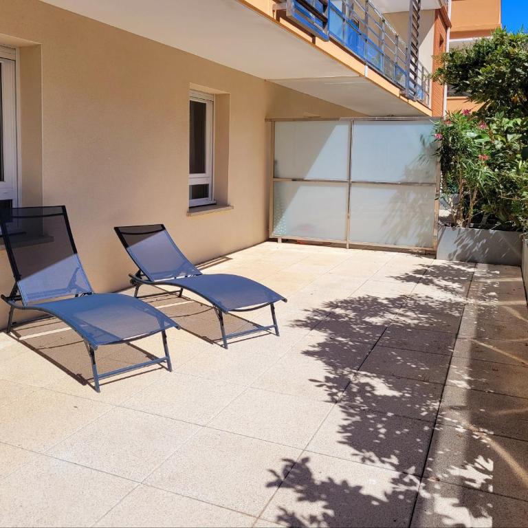 Canet-en-Roussillon: T3 moderne, RDC, 4 pers, piscine, garage, proche mer - FR-1-794-156 - Appartement - 2