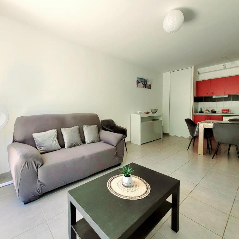 Canet-en-Roussillon: T3 moderne, RDC, 4 pers, piscine, garage, proche mer - FR-1-794-156 - Appartement - 6