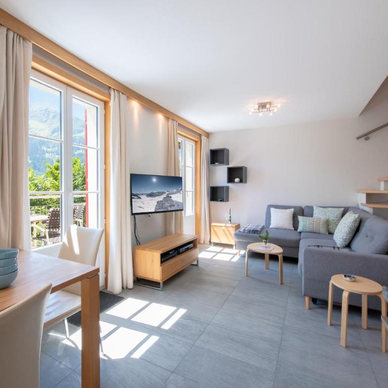 Chalet Mittaghorn Apt 5 - Deluxe Apartment mit Balkon und 2 Schlafzimmern - 4