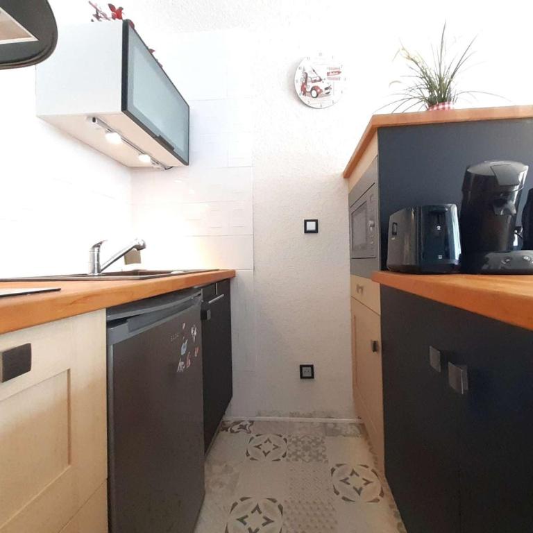 Studio cosy 4 pers, balcon, ascenseur, garage, Saint-Lary-Soulan - FR-1-457-330 - Studio - 8