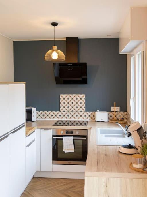 Grand appartement de charme-Calais Nord-Cour-Plage - Two-Bedroom Apartment - 12