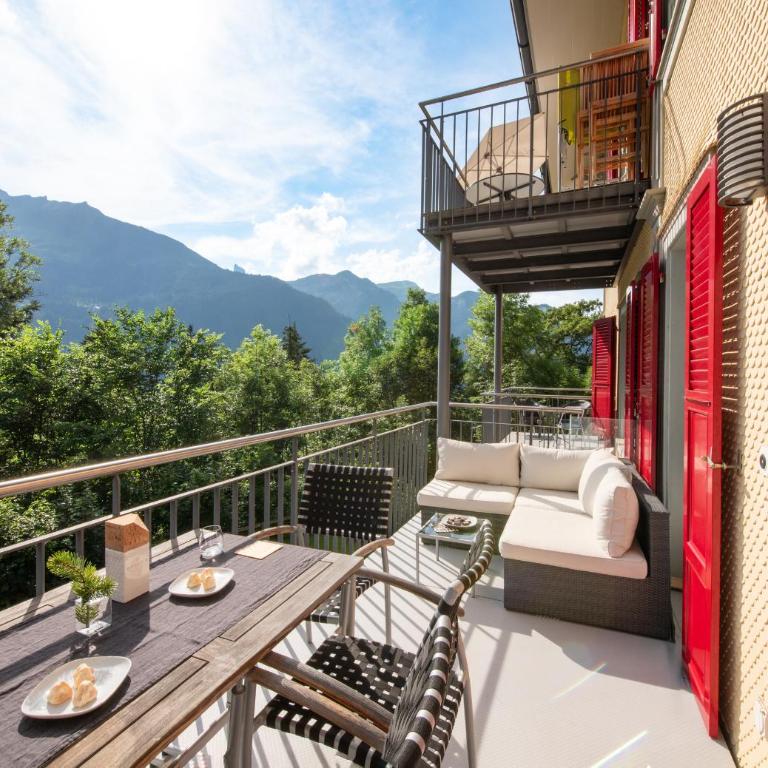 Chalet Mittaghorn Apt 5 - Deluxe Apartment mit Balkon und 2 Schlafzimmern - 7