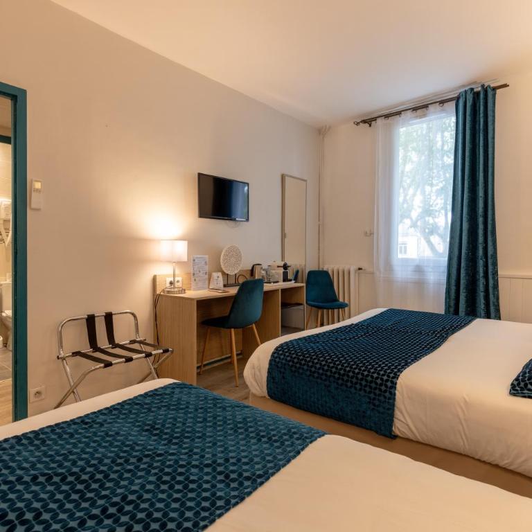 The Originals City, Hôtel de Bordeaux, Bergerac centre - Chambre Triple Confort avec Climatisation - 4