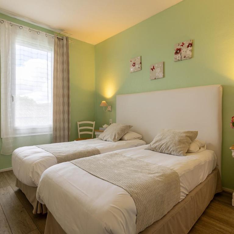The Originals City, Hôtel de Bordeaux, Bergerac centre - Chambre Lits Jumeaux Standard avec Climatisation - 1