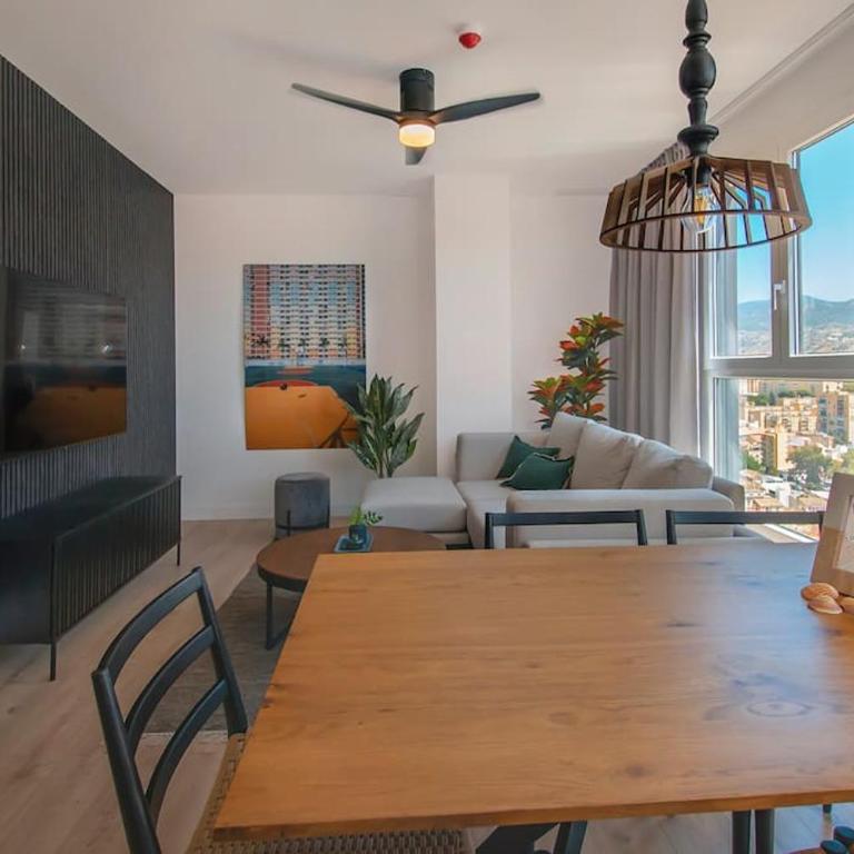 Urban Jungle in Malaga Center, 18th Floor, Rooftop pool, Free Parking - Apartamento de 3 dormitorios - 7