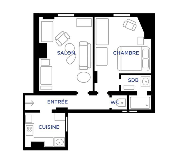 Nice and cosy apartment Ménilmontant - Appartement 1 Chambre - 14