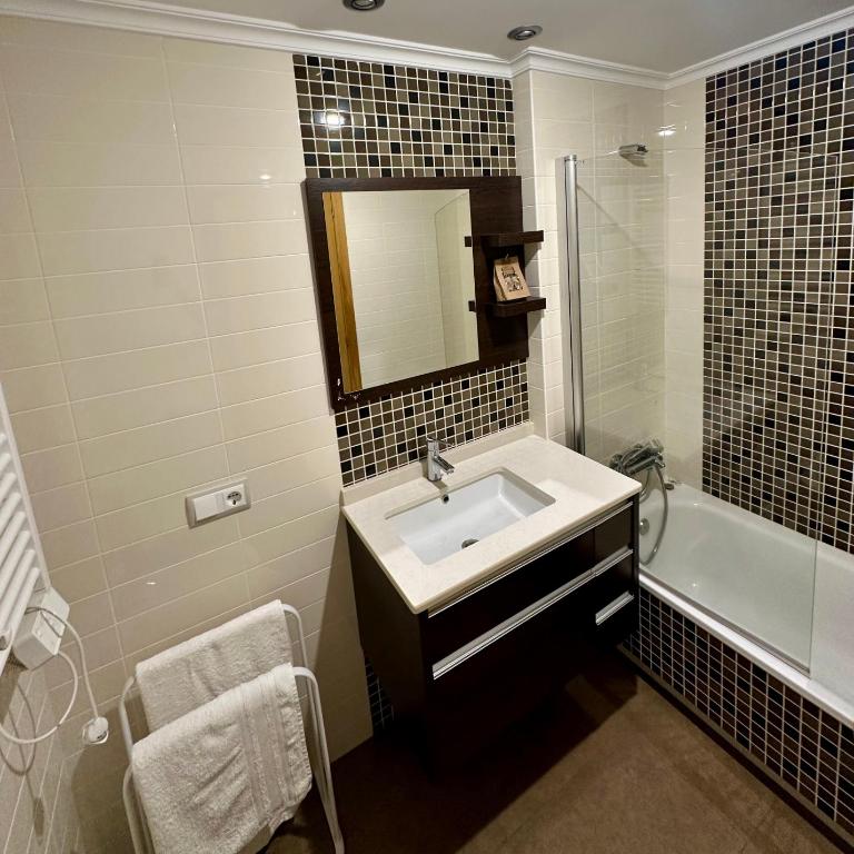 Atico con terraza sanxenxo a 5 mn playa del silgar - Apartamento de 2 dormitorios - 13