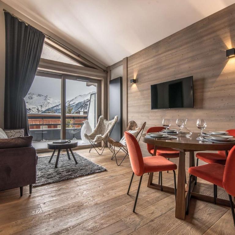 Courchevel 1550 - 5 pers, centre, parking, Wi-Fi - FR-1-631-199 - Apartamento - 1