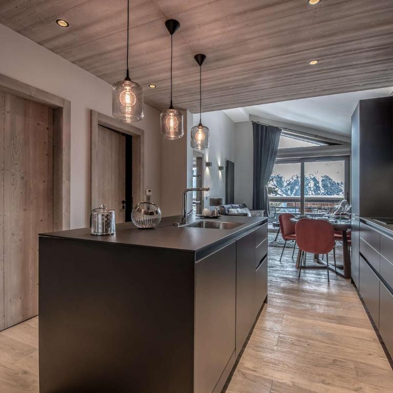 Courchevel 1550 - 5 pers, centre, parking, Wi-Fi - FR-1-631-199 - Apartamento - 3