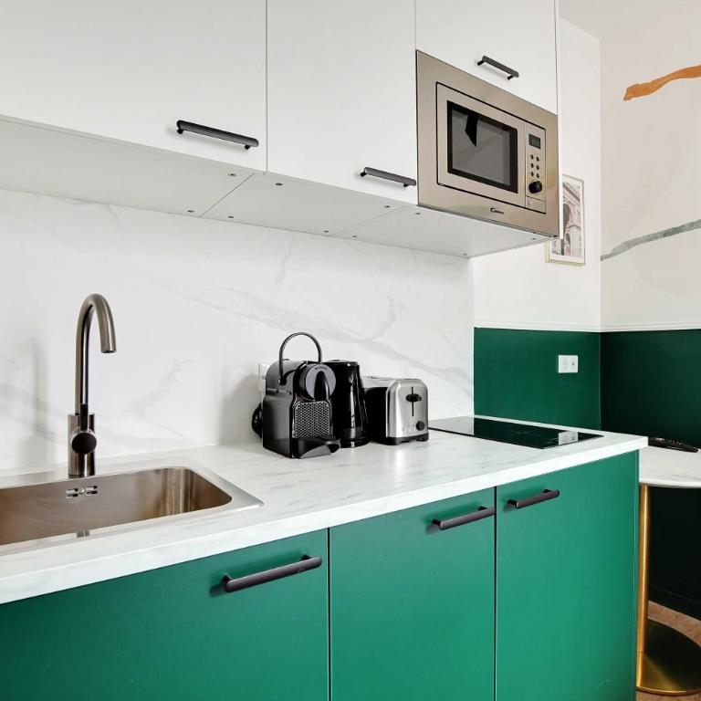 Beautiful Studio for 2P with A-C - Near Montmartre - Studio - 4