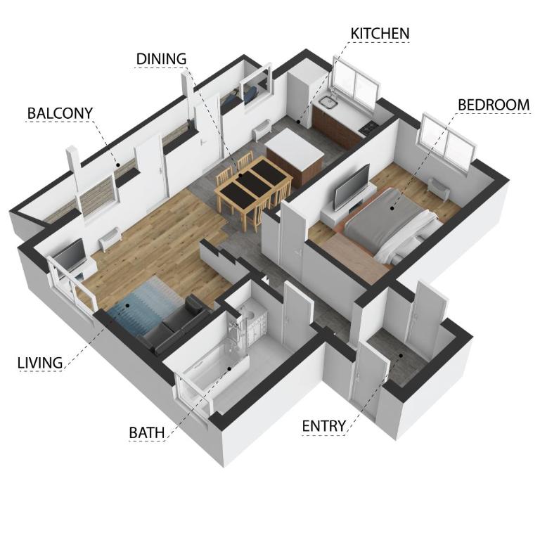 Haus Moritz - Apartment mit 1 Schlafzimmer - 5