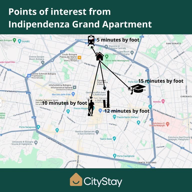 CityStay I Indipendenza Grand Apartment - Appartamento con 1 Camera da Letto - 16