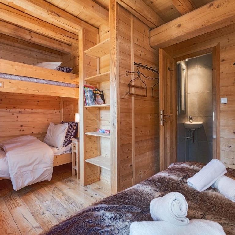 Chalet L'Orcières, Spa Privé et Charme Montagnard - Chalet - 21